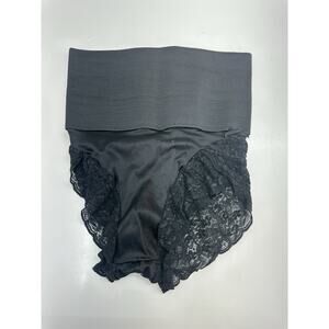 Fredericks of Hollywood Womens Undies Size XL Black Shapewear Girdle Vintage